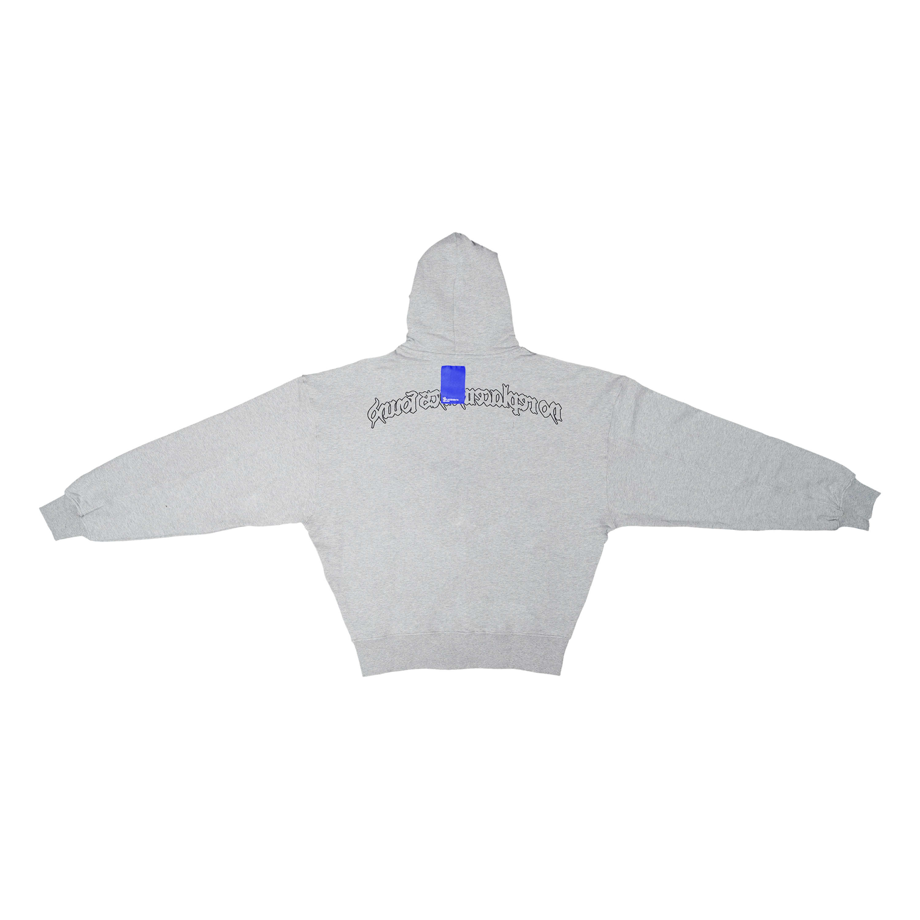 NRF : DEATHWISH ZIP HOODIE HEATHER GREY