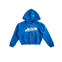 NRF™ : DOUBEL LAYERED HOODIE SWEATSHIRT ROYAL BLUE