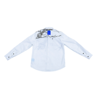 NRF™ : SYMBOL FUNCTION L/S BUTTON UPS SOLID WHITE