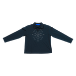 NRF™ : YANTRA DOUBLE NECK POLO L/S NAVY BLUE
