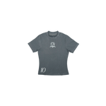 N.R.F.C : CLUB OF FURY WOMENSWEAR JERSEY BABY T-SHIRT CADGET GREY