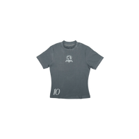 N.R.F.C : CLUB OF FURY WOMENSWEAR JERSEY BABY T-SHIRT CADGET GREY