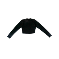 NRF WOMENSWEAR : BLACK LONG SLEEVES TOP
