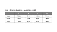 NRF+GAWLI 2.0 : NAGAR HOODIE BLACK