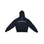 N.R.F.C : CLUB OF FURY WARM UP PLEATED HOODIE BLACK