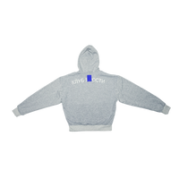 N.R.F.C : CLUB OF FURY DOUBLE LAYERED WARM UP HOODIE LIGHT GREY