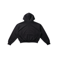 AJOHN MERCHANDISE V5 : ZIP HOODED SWEATSHIRT BLACK