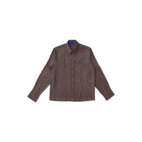 NRF : FLOWY L/S SHIRT CHOCOLATE