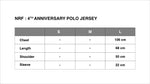 NRF™ : 4TH ANNIVERSARY POLO JERSEY BLACK TWO TONE