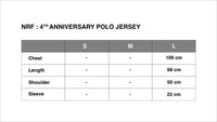 NRF™ : 4TH ANNIVERSARY POLO JERSEY BLACK TWO TONE
