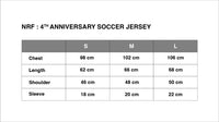NRF™ : 4TH ANNIVERSARY SCOCCER JERSEY ROYAL BLUE TWO TONE