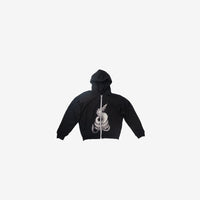 NRF+GAWLI 2.0 : NAGAR HOODIE BLACK