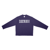 NRF : HARDCORE L/ S DISTRESSED LIGHT NAVY