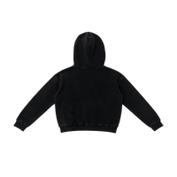 *WEBSITE EXCLUSIVE* NRF™ : DOUBLE TROUBLE WAFFLE REVERSIBLE ZIP HOODED SWEATSHIRT JET BLACK (GREY)