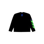NRF™ : DOUBLE TROUBLE GLOW IN THE DARK L/S T-SHIRT SOLID BLACK