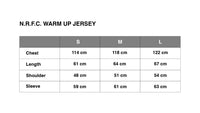 N.R.F.C : WARM UP JERSEY BLACK