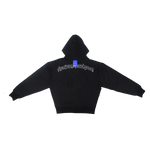 NRF : DEATHWISH ZIP HOODIE SOLID BLACK