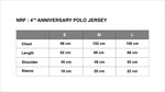 NRF™ : 4TH ANNIVERSARY POLO JERSEY ROYAL BLUE TWO TONE