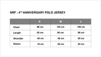 NRF™ : 4TH ANNIVERSARY POLO JERSEY ROYAL BLUE TWO TONE